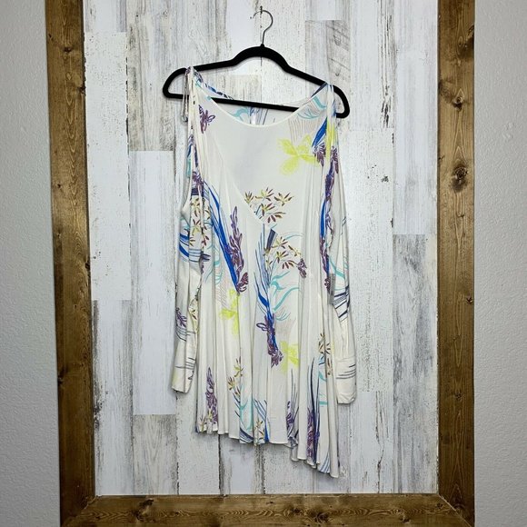 Free People NWT clear skies cold shoulder dress - Picture 3 of 7